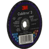 Cubitron 3 Cut-Off Wheel, 3" x 0.063", 3/8" Arbor, Ceramic St. Lawrence Industrial & Safety Supply