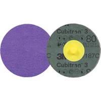 Cubitron 3 Roloc Fibre Disc, 4" Dia., 80+ Grit, Ceramic St. Lawrence Industrial & Safety Supply