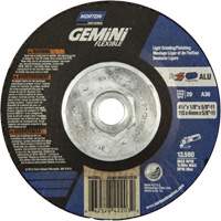 Gemini Flexible A AO Grinding and Cutting Wheel, 4-1/2" x 1/8", 5/8"-11 Arbor, Type 29, Aluminum Oxide, 13580 RPM St. Lawrence Industrial & Safety Supply