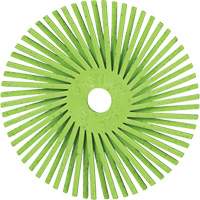 Scotch-Brite Type A Precision Radial Bristle Brush PN-RB, Ceramic, 50+ Grit, 3" Dia. St. Lawrence Industrial & Safety Supply