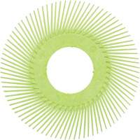 Scotch-Brite Type A Precision Radial Bristle Brush PN-RB without Adapter, Ceramic, 50+ Grit, 6" Dia. St. Lawrence Industrial & Safety Supply