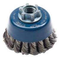 Knotted Wire Cup Brush, 2-3/4" Dia. x 5/8"-11 Arbor St. Lawrence Industrial & Safety Supply