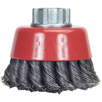 Knotted Wire Cup Brush, 4" Dia. x 5/8"-11 Arbor St. Lawrence Industrial & Safety Supply