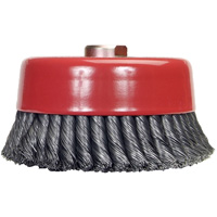 Knotted Wire Cup Brush, 6" Dia. x 5/8"-11 Arbor St. Lawrence Industrial & Safety Supply