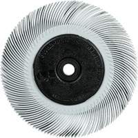Scotch-Brite Type C Precision Radial Bristle Brush PN-RB with Keyway Core, Ceramic, 120+ Grit, 6" Dia. St. Lawrence Industrial & Safety Supply