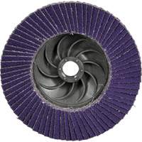 Cubitron 3 Conical  Flap Disc with Quick Change 1169F, 4-1/2" x 5/8"-11, Type T29, 80+ Grit, Ceramic St. Lawrence Industrial & Safety Supply