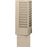 Literature Storage Racks, Rotating, 44 Slots, Steel, 14-1/8" W x 14-1/8" D x 48-1/2" H St. Lawrence Industrial & Safety Supply
