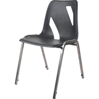 Chaise empilable, Vinyle, Hauteur 31", Capacit&eacute; 275 lb, Noir St. Lawrence Industrial & Safety Supply