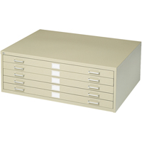 Steel Plan Files, 5 Drawers, 53-3/8" W x 41-3/8" D x 16-1/2" H St. Lawrence Industrial & Safety Supply