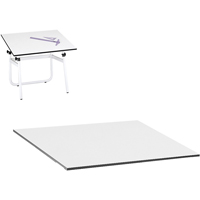 Table Top for Vista Adjustable Drawing Table, 48" W x 3/4" H, White St. Lawrence Industrial & Safety Supply