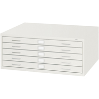Steel Plan Files-5 Drawer, 5 Drawers, 40-3/8" W x 29-3/8" D x 16-1/2" H St. Lawrence Industrial & Safety Supply
