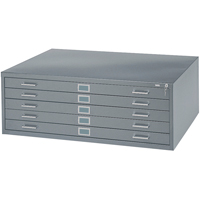 Steel Plan Files, 5 Drawers, 40-3/8" W x 29-3/8" D x 16-1/2" H St. Lawrence Industrial & Safety Supply