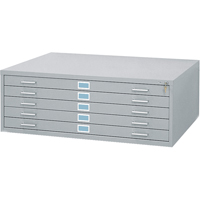 Classeurs en acier pour plans, 5 Tiroirs, 46-3/8" la x 35-3/8" p x 16-1/2" h St. Lawrence Industrial & Safety Supply