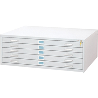 Classeurs En Acier Pour Plans-5 Tiroirs, 5 Tiroirs, 46-3/8" la x 35-3/8" p x 16-1/2" h St. Lawrence Industrial & Safety Supply