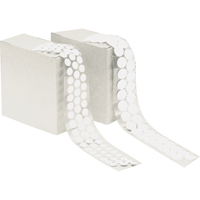 Attache en rondelle, Crochet, 1/2" dia., Adh&eacute;sif, Blanc St. Lawrence Industrial & Safety Supply