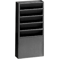 Literature Storage Racks, Stationary, 5 Slots, Steel, 9-3/4" W x 4-1/8" D x 21" H St. Lawrence Industrial & Safety Supply