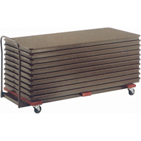 Chariots de table empilables plats, 74" la x 31,25" p x 36,25" h St. Lawrence Industrial & Safety Supply