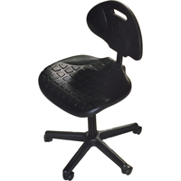 Si&egrave;ges ergonomiques robustes, Polyur&eacute;thane, Noir, Capacit&eacute; 250 lb St. Lawrence Industrial & Safety Supply