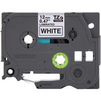 Cartouches de ruban Tze, 12 mm x 26-1/4', Noir sur blanc St. Lawrence Industrial & Safety Supply