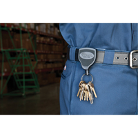 Porte-cl&eacute;s Super48, Polycarbonate, C&acirc;ble 48", Fixation Agrafe de ceinture St. Lawrence Industrial & Safety Supply