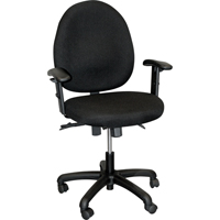 Chaise de dactylo ergonomique avec dossier moyen de s&eacute;rie 900, &agrave; dessin, Ajustable Hauteur, Capacit&eacute; 250 lb St. Lawrence Industrial & Safety Supply