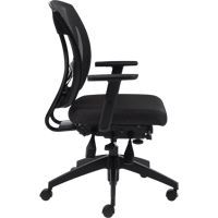 Multi-Tilter Arm Chairs, Fabric, Charcoal, 300 lbs. Capacity St. Lawrence Industrial & Safety Supply