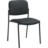 Armless Stacking Chairs, Fabric, 32" High, 300 lbs. Capacity, Charcoal St. Lawrence Industrial & Safety Supply