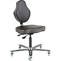 Chaise ergonomique &agrave; inclinaison r&eacute;glable Vega, Mobile, Ajustable Hauteur St. Lawrence Industrial & Safety Supply