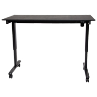Bureau ajustable pour travail debout, , 45-1/4" h x 29-1/2" p, Noir St. Lawrence Industrial & Safety Supply