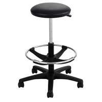 Extended-Height Stool, Drafting, Adjustable Height, 250 lbs. Capacity St. Lawrence Industrial & Safety Supply