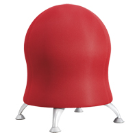 Zenergy Ball Chair, Fabric, Red, 250 lbs. Capacity St. Lawrence Industrial & Safety Supply