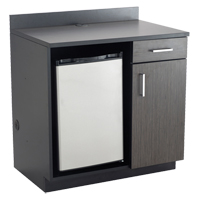 Armoire modulaire, M&eacute;lamine, 39" h x 36" la x 25" P, Nuit d'Asie/noir St. Lawrence Industrial & Safety Supply