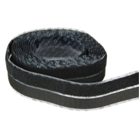 Attache, Boucle et crochet, 15' x 3/4", Adh&eacute;sif, Noir St. Lawrence Industrial & Safety Supply