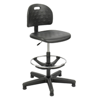 Soft Tough Stool, Stationary, Adjustable Height, 250 lbs. Capacity St. Lawrence Industrial & Safety Supply