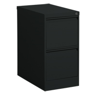 Classeur vertical, Acier, 2 tiroirs, 15-1/7" la x 25" p x 29" h, Noir St. Lawrence Industrial & Safety Supply
