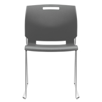 Chair, Plastic, 32-1/2" High, 300 lbs. Capacity, Grey St. Lawrence Industrial & Safety Supply