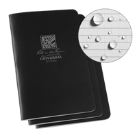 Carnet tout temps, Couverture souple, Noir, 48 Pages, 4-5/8" , 7"  St. Lawrence Industrial & Safety Supply