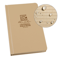 Livre reli&eacute;, Couverture rigide, Havane, 160 Pages, 4-5/8" , 7-1/4"  St. Lawrence Industrial & Safety Supply