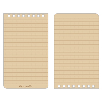 Carnet de notes de poche &agrave; spirale, Couverture souple, Havane, 100 Pages, 3" , 5"  St. Lawrence Industrial & Safety Supply
