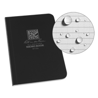 Livre m&eacute;mo, Couverture souple, Noir, 112 Pages, 3-1/2" , 5"  St. Lawrence Industrial & Safety Supply