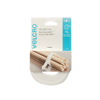 Ruban d'attaches One-Wrap, Boucle et crochet, 12' x 3/4", Auto-aggripant, Blanc St. Lawrence Industrial & Safety Supply