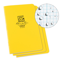 Carnet de notes, Couverture souple, Jaune, 48 Pages, 4-5/8" , 7"  St. Lawrence Industrial & Safety Supply