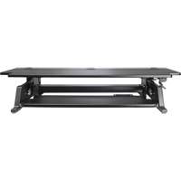 Poste de travail assis-debout Goya, Mod&egrave;le de bureau, 20" h x 42" la x 16" p, Noir St. Lawrence Industrial & Safety Supply