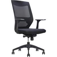Chaise de bureau ajustable &agrave; basculement synchronis&eacute; s&eacute;rie Activ, Tissu/Mailles, Noir, Capacit&eacute; 275 lb St. Lawrence Industrial & Safety Supply