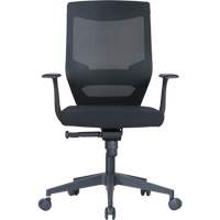 Chaise de bureau ajustable &agrave; basculement synchronis&eacute; s&eacute;rie Activ, Tissu/Mailles, Noir, Capacit&eacute; 275 lb St. Lawrence Industrial & Safety Supply