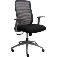 Chaise de bureau ajustable s&eacute;rie Era, Tissu/Mailles, Noir, Capacit&eacute; 275 lb St. Lawrence Industrial & Safety Supply