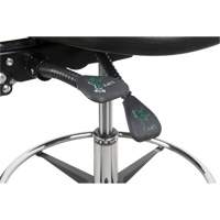 Heavy-Duty Ergonomic Stool, Stationary, Adjustable Height, 250 lbs. Capacity St. Lawrence Industrial & Safety Supply