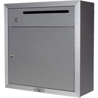 Collection Box, Surface -Mounted, 12-3/4" x 16-3/8", 2 Doors, Aluminum St. Lawrence Industrial & Safety Supply