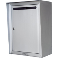Collection Box, Wall -Mounted, 16-3/16" x 11-3/4", Aluminum St. Lawrence Industrial & Safety Supply