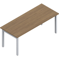 Newland Table Desk, 29-7/10" L x 72" W x 29-3/5" H, Cherry St. Lawrence Industrial & Safety Supply
